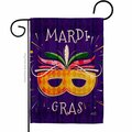 Patio Trasero G135361-BO Beads Festival Springtime Mardi Gras Double-Sided Decorative Garden Flag, Multi Color PA3920022